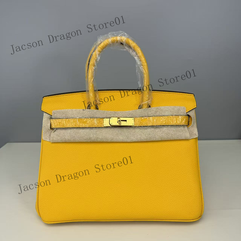 Top Quality Women Handbag Togo Leather Large Capacity Tote Bag Classic Flap Luxury Designer Bags Female Shopping Bag Brand Purse Genuine Leather Lady Bag With Locks