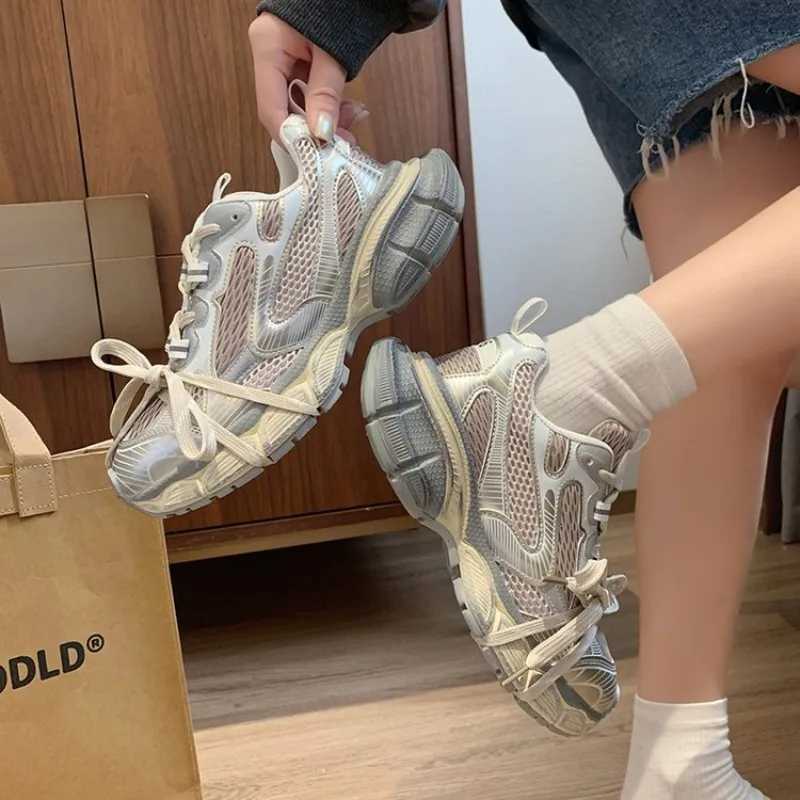 2024 New Fashion Casual Shoes Wens Breathable and Cfortable Outdoor Walking Casual Lace-Up Sneakers Wen Z250411