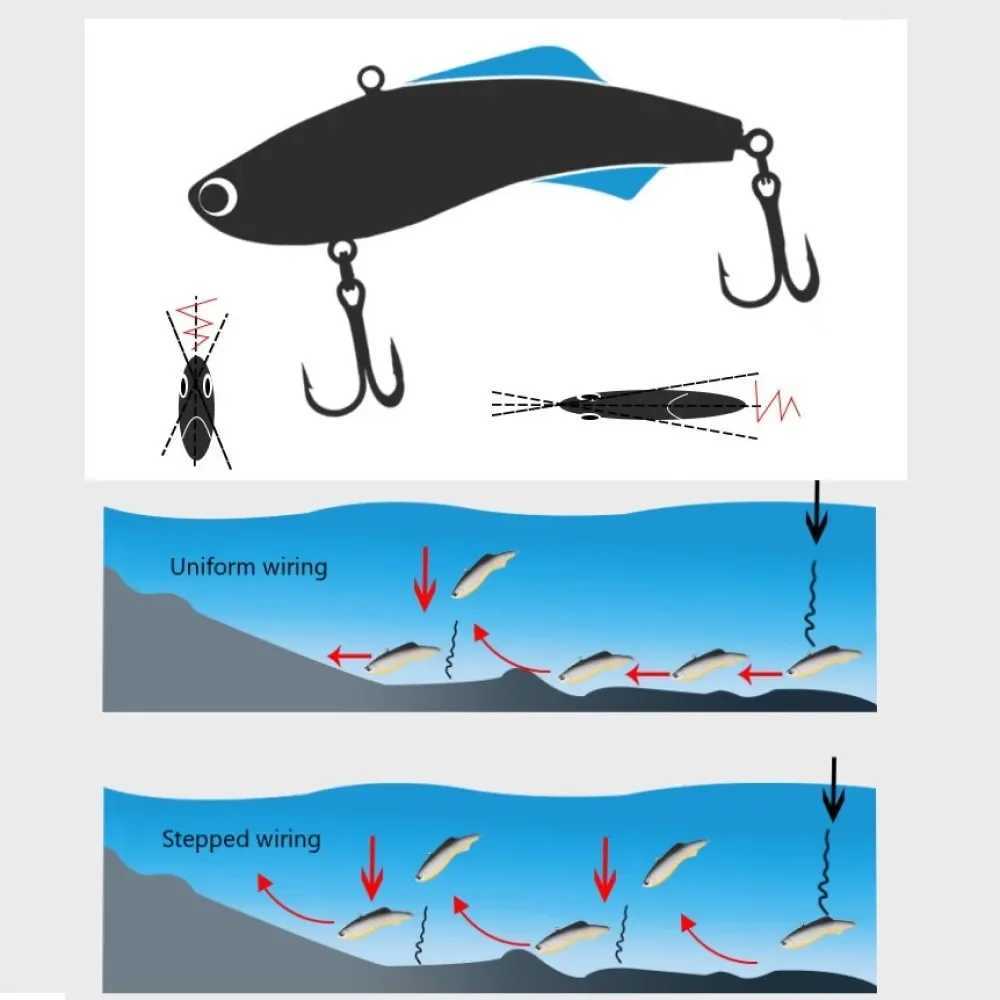 Ice fishing lure 2023 Silicone Rattlin lures Madness Shiriten Vib 73/83/93 Spinning fishingWinter fishing For pike zander perch Z250411