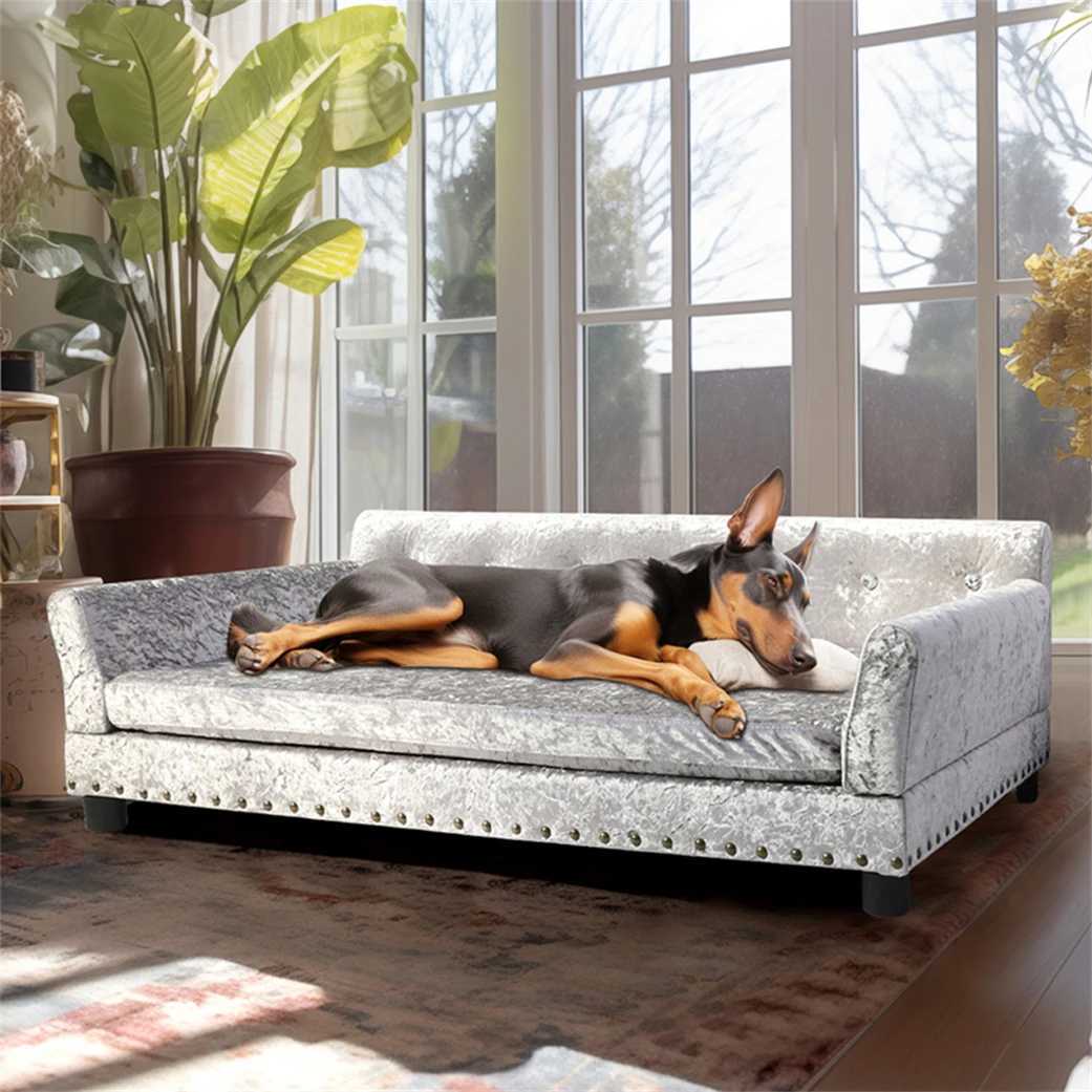 Heavy duty pet sofa large dog bed soft cushion sofa pet cat bed puppy sofa sofa X250412