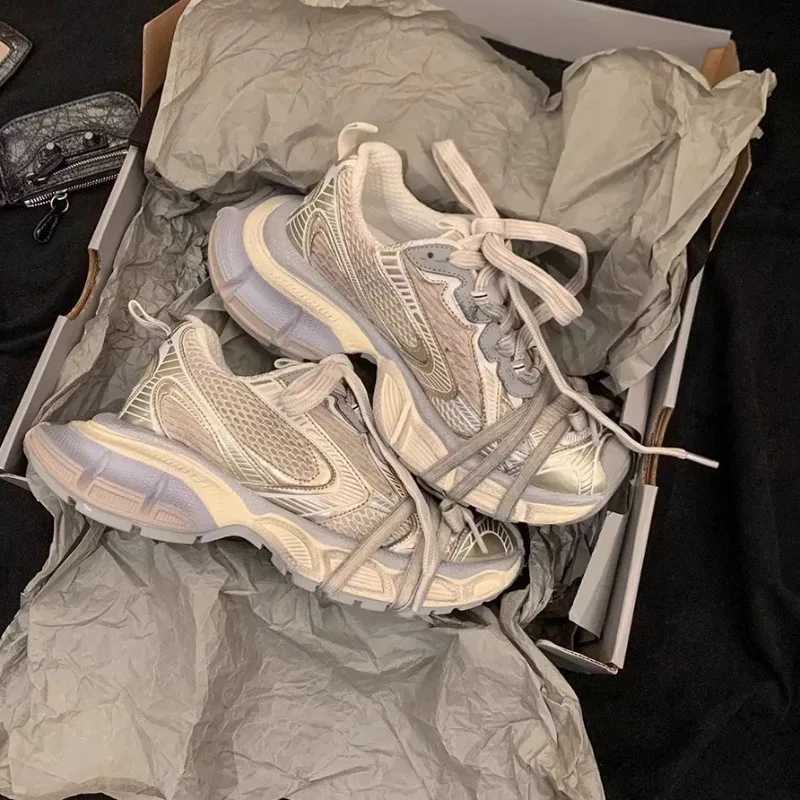 2024 New Fashion Casual Shoes Wens Breathable and Cfortable Outdoor Walking Casual Lace-Up Sneakers Wen Z250411