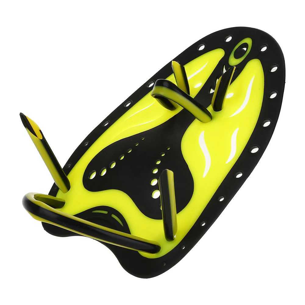 WHALE adult adjustable silicone hand woven strap diving gloves finger flip learning equipment professional swimming paddle fingerY250412