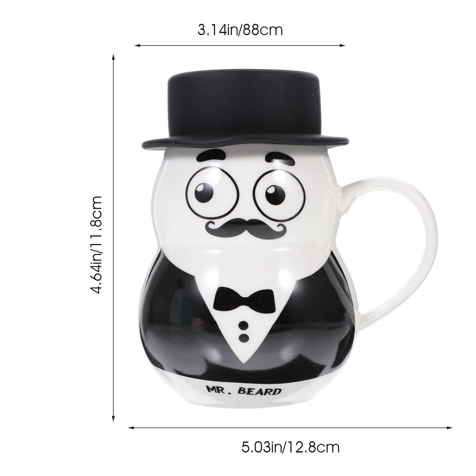 Christmas Christmas Snowman Ceramic Mug Creative Cartoon Design Heat Cold Resistance Smooth Easy to Hold Ideal for Coffee Tea Hot Y251112