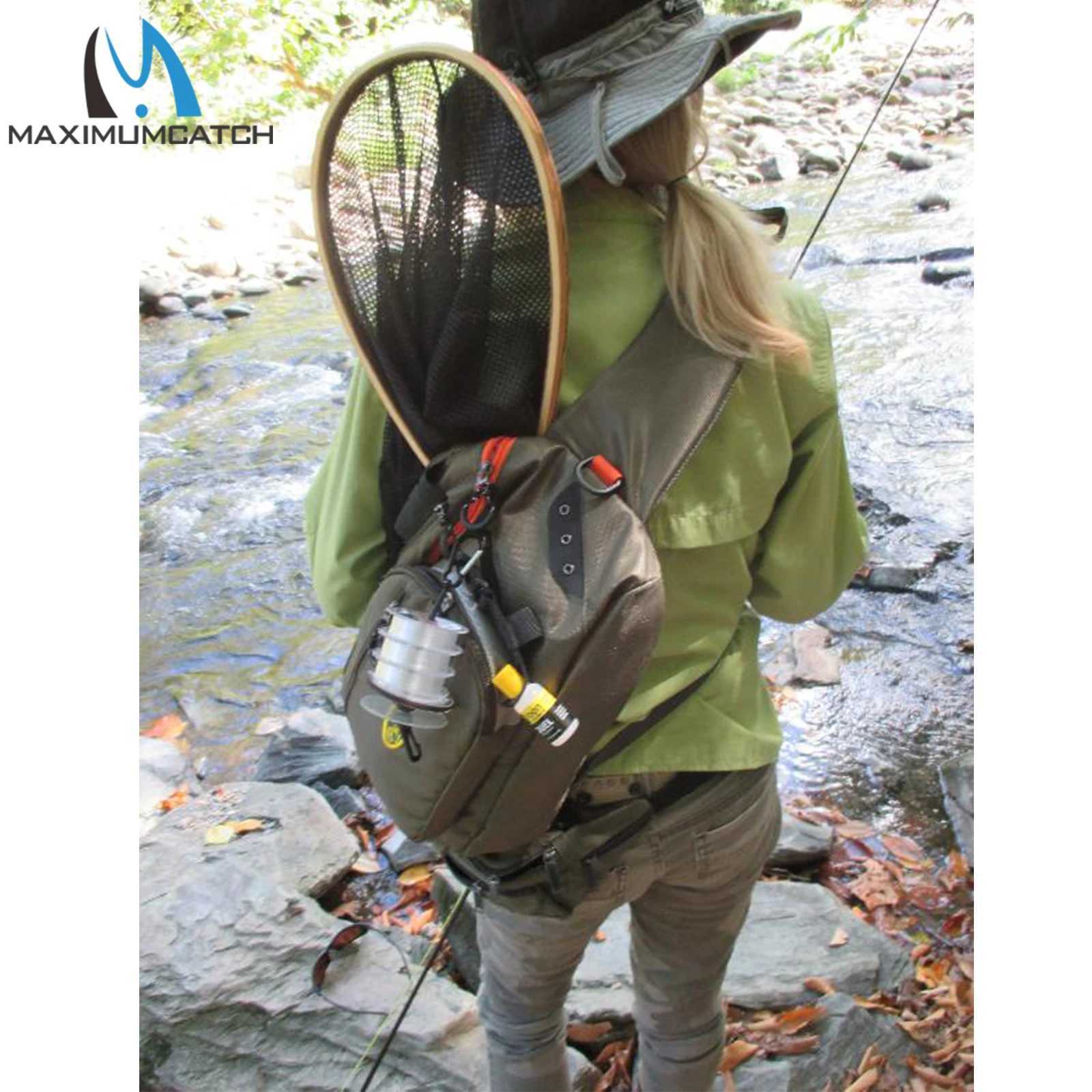 Maximumcatch Fly Fishing Sling Pack 3 Layer Fishing Bag Z250411