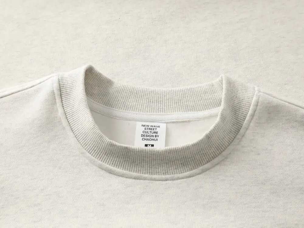 POD customization Custom DIY 400GSM Warm mens Oversized Drop Shoulder Pullover Top Solid Color Hoodies Sweatshirt Male Winter with fleeceT251112