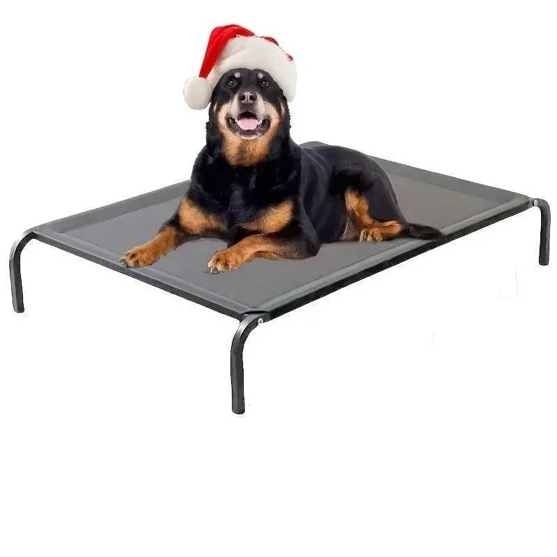 Pet bed dog cat folding pet camping bed breathable mesh fabric washable outdoor pet bed pet dog bed pet dog bed X250412