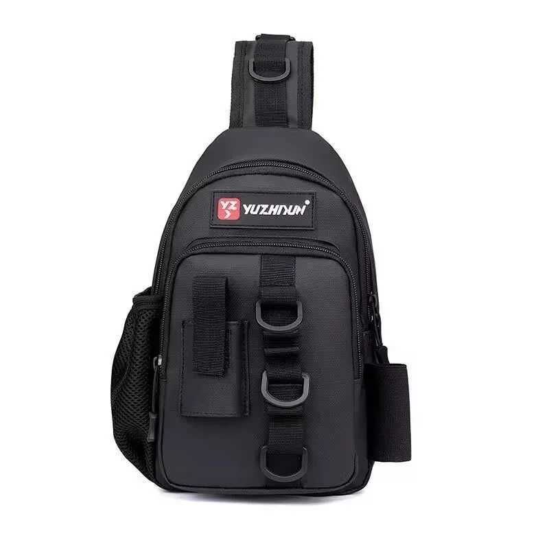 Fishing Lure Bag Waist Chest Backpack Molle Fanny Pack Outdoor Sport Camping Hiking Tactical Hook and Loop Fastener Sling Bag Z250411