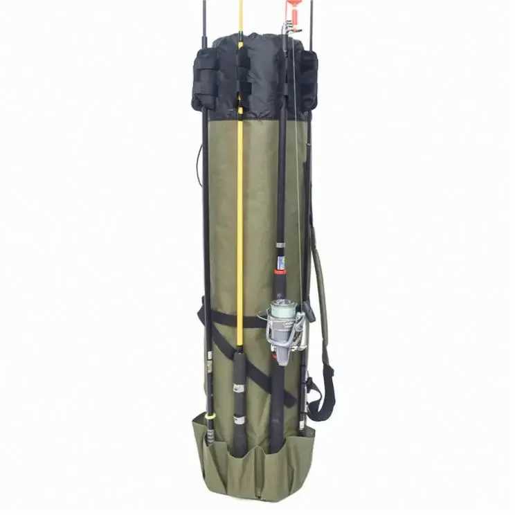 Factory Waterproof Multifunctional Fishing Rod Bag Gear Portable Hard Fishing Rod Holdall Case For Fly Fishing Rods Z250411