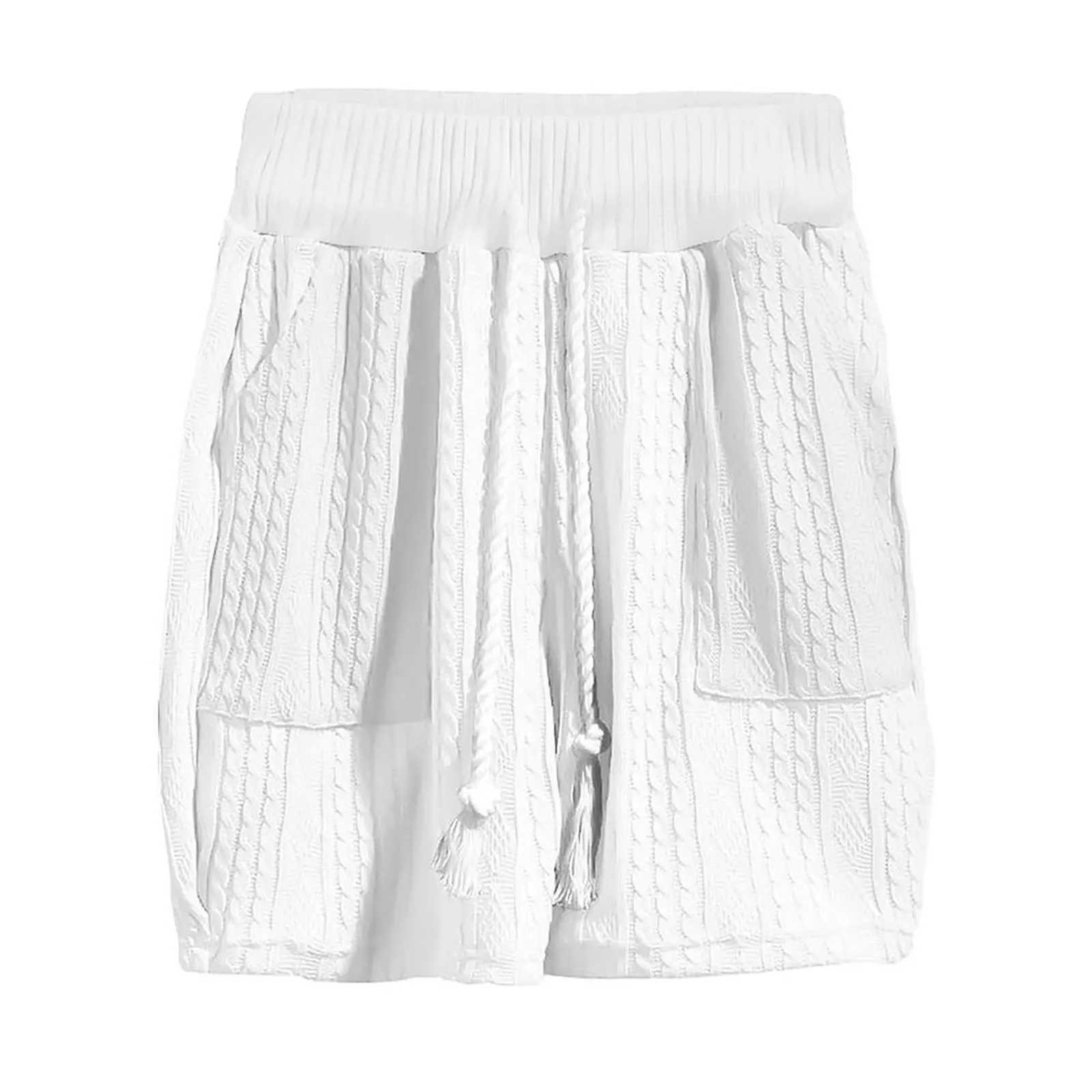 2024 Summer Casual Shorts Set Knitted Two Piece Mens V-neck Short Sleeve T-shirt and Short Sleeve Street Clothing Knitted SetXJ250412
