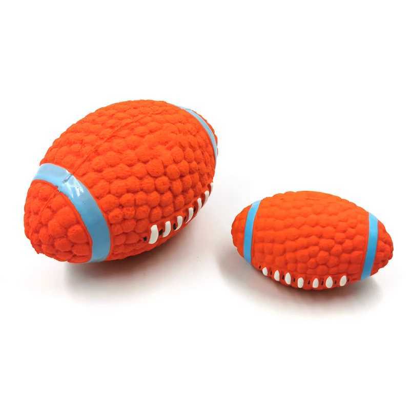 High Quality Soft pet ball squeeze for small and large dogs rugby tennis volleyball basketball latex teeth cleaning training toys T2504012