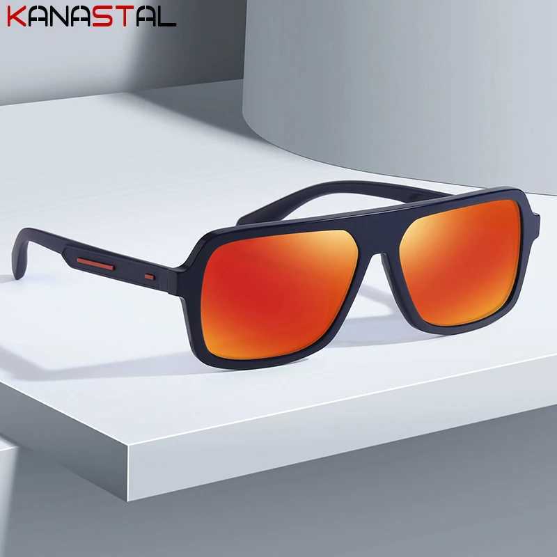 Men Cycling Sunglasses UV400 Polarized Sun Glasses Women Acetate Eyeglasses Frame Driving Beach Goggles Anti Glare Shade EyewearC250411