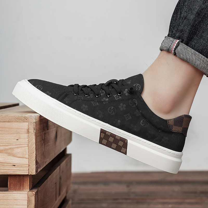 Fashion Classic Trend Print Sneakers New Style Men Casual Canvas shoes Street Style Cool Versatile Outdoor Shoes Sizes 38-44 Free Shipping