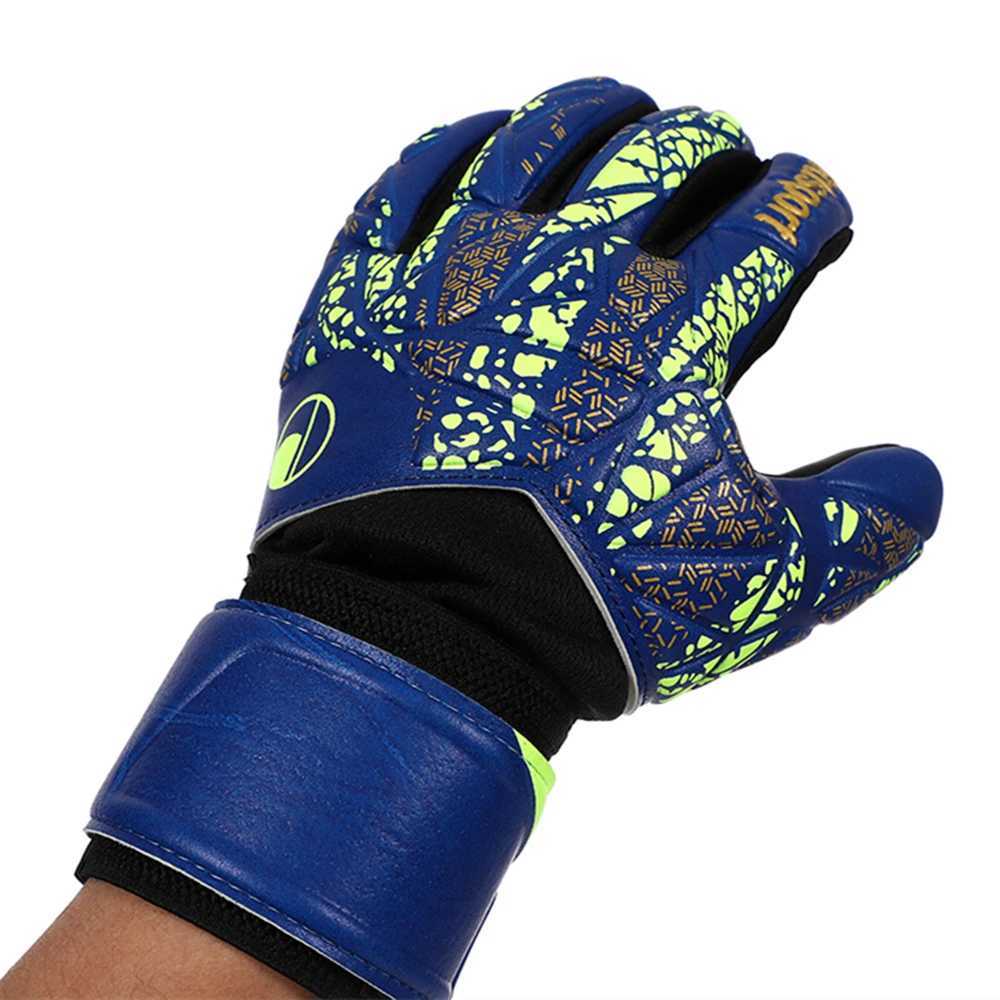 Professional Football Soccer Goalkeeper Gloves Men Women Adult Match Training Rugby Goal Keeper Protection Gloves Non-slip LatexW251112