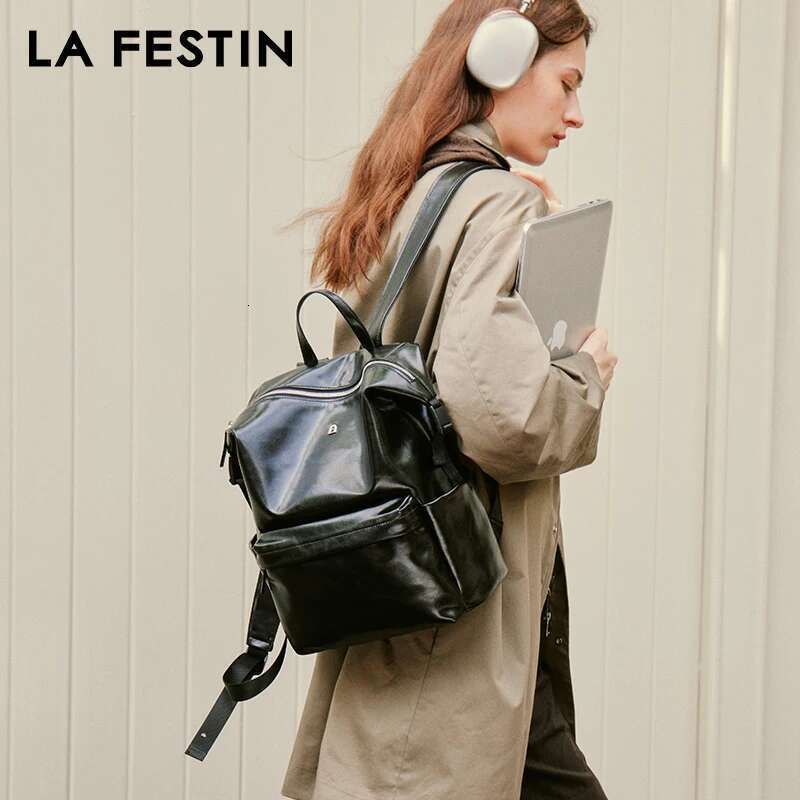 LA FESTIN Original Trend Backpack Women Fashion Leather School Brand Large Capacity High Quality Bag