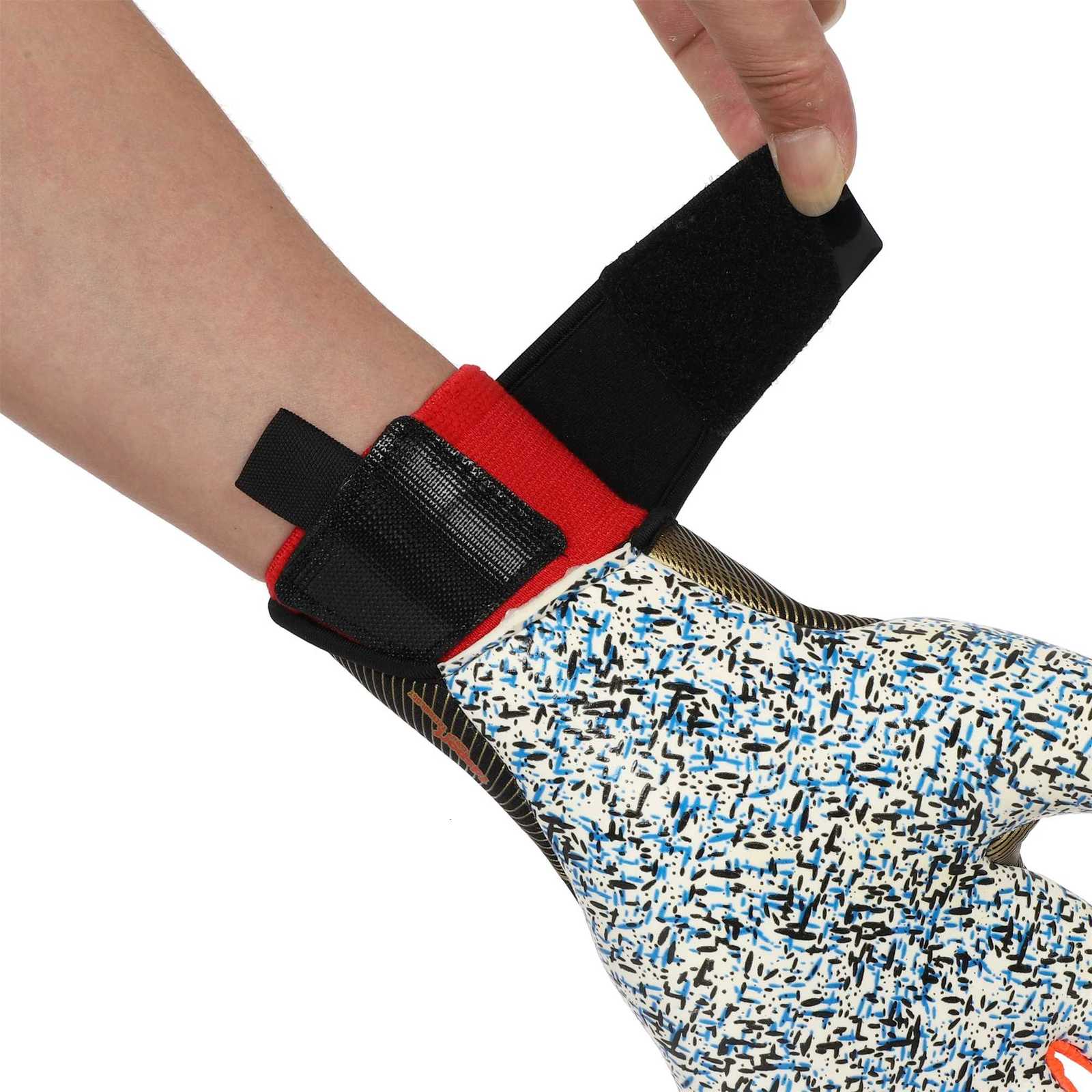 Mens Womens Football Soccer Goalkeeper Gloves Game Training Full Latex Thicken Sticky Latex Goalie Gloves Protection Non-slipW251112