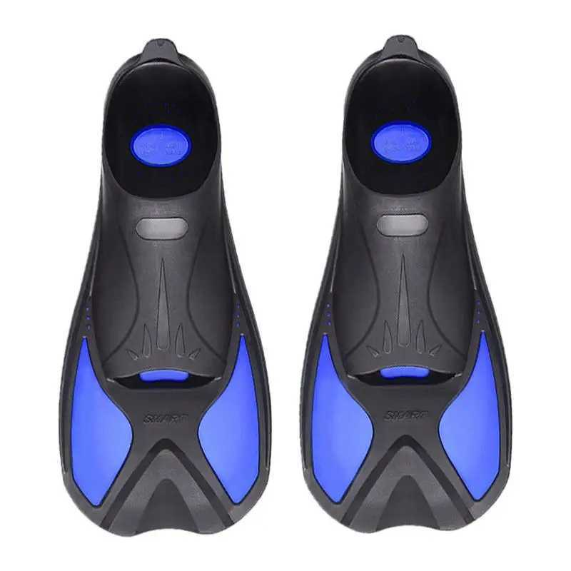Swimming fins portable inflatable fins scuba diving flip cover anti slip diving flip cover full foot swimming flip cover beginner swimming equipmentY2