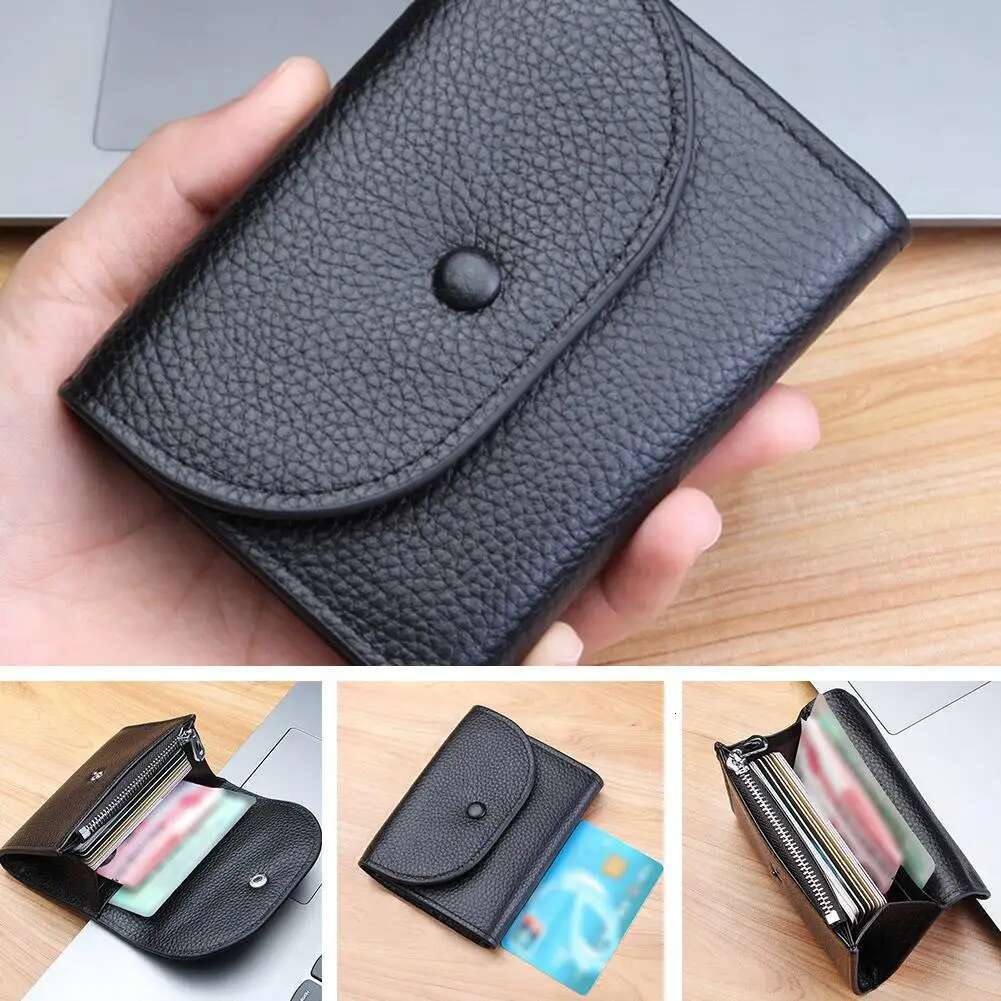 Women Pu Leather Card Holders Female Cowhide Small Cute Wallet Portable Clutch Coin Wallets Bags Purses Fashion K1q2 ddmythur