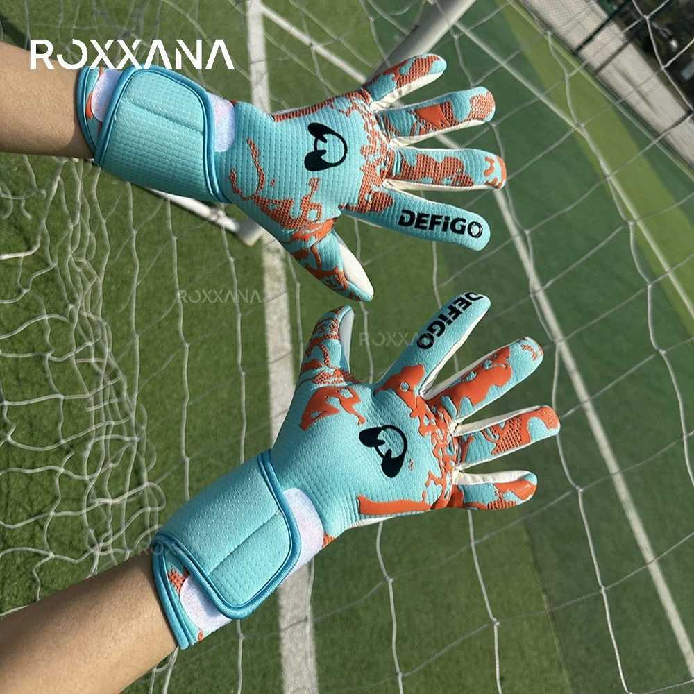 ROXXANA Protective High - Performance Gloves Grip Latex Anti - Slip Durable for Soccer Goalkeepers in Training Matches DealW251112