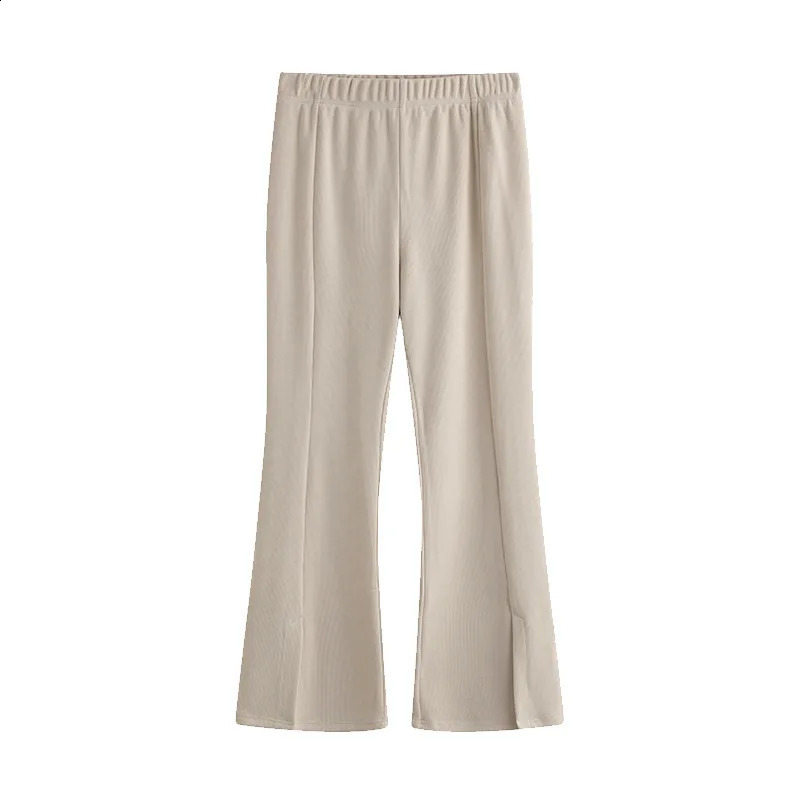 Womens Wide Leg Pants with Pockets - Elastic Waist Casual Loose Yoga Trouser Pants Sweatpants Palazzo Lounge Pajama Pants 250411