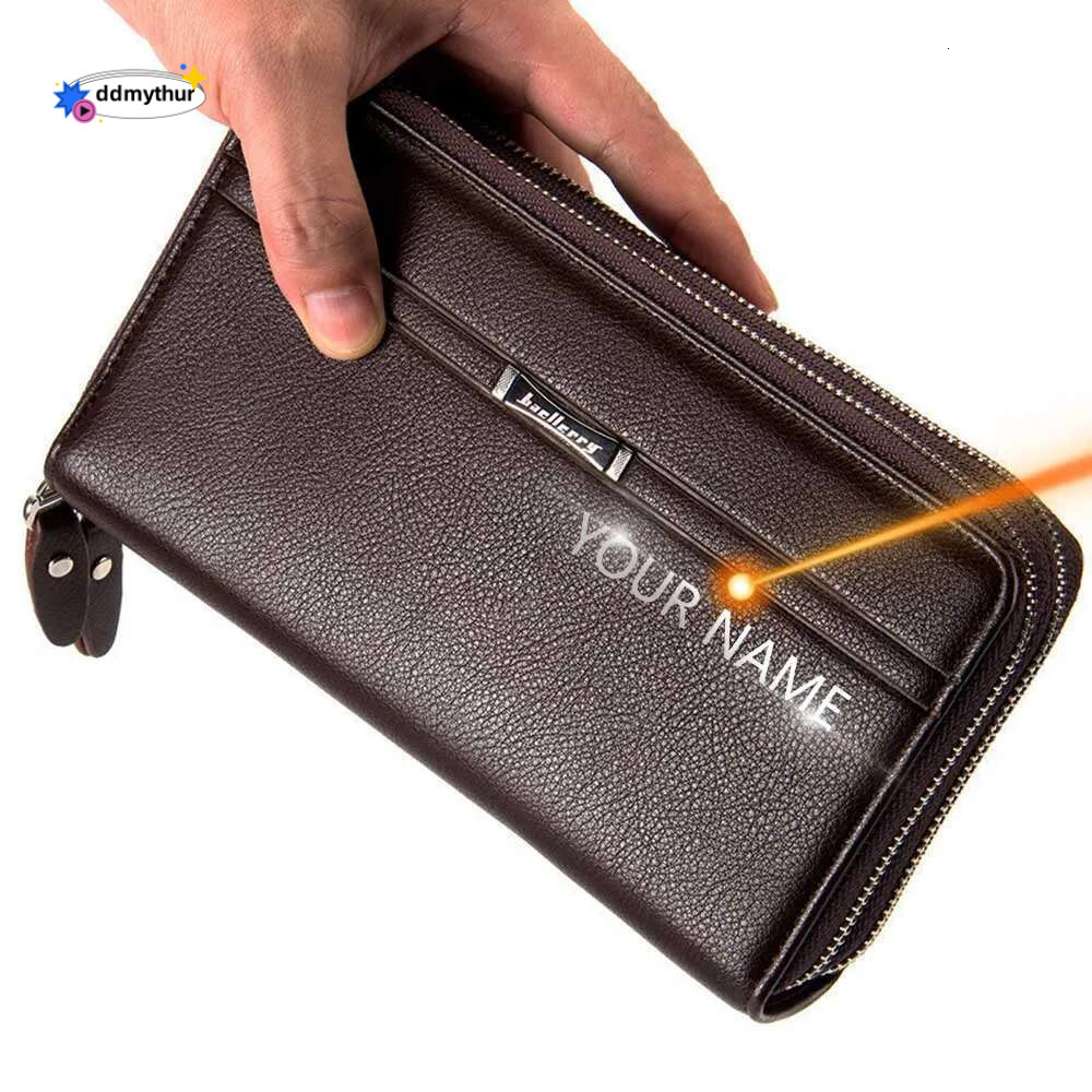 2020 Baellerry Clutch Wallets PU Leather Large Capacity Zipper Hand Strap Men Wallet urious Business Solid Male Purses ddmythur