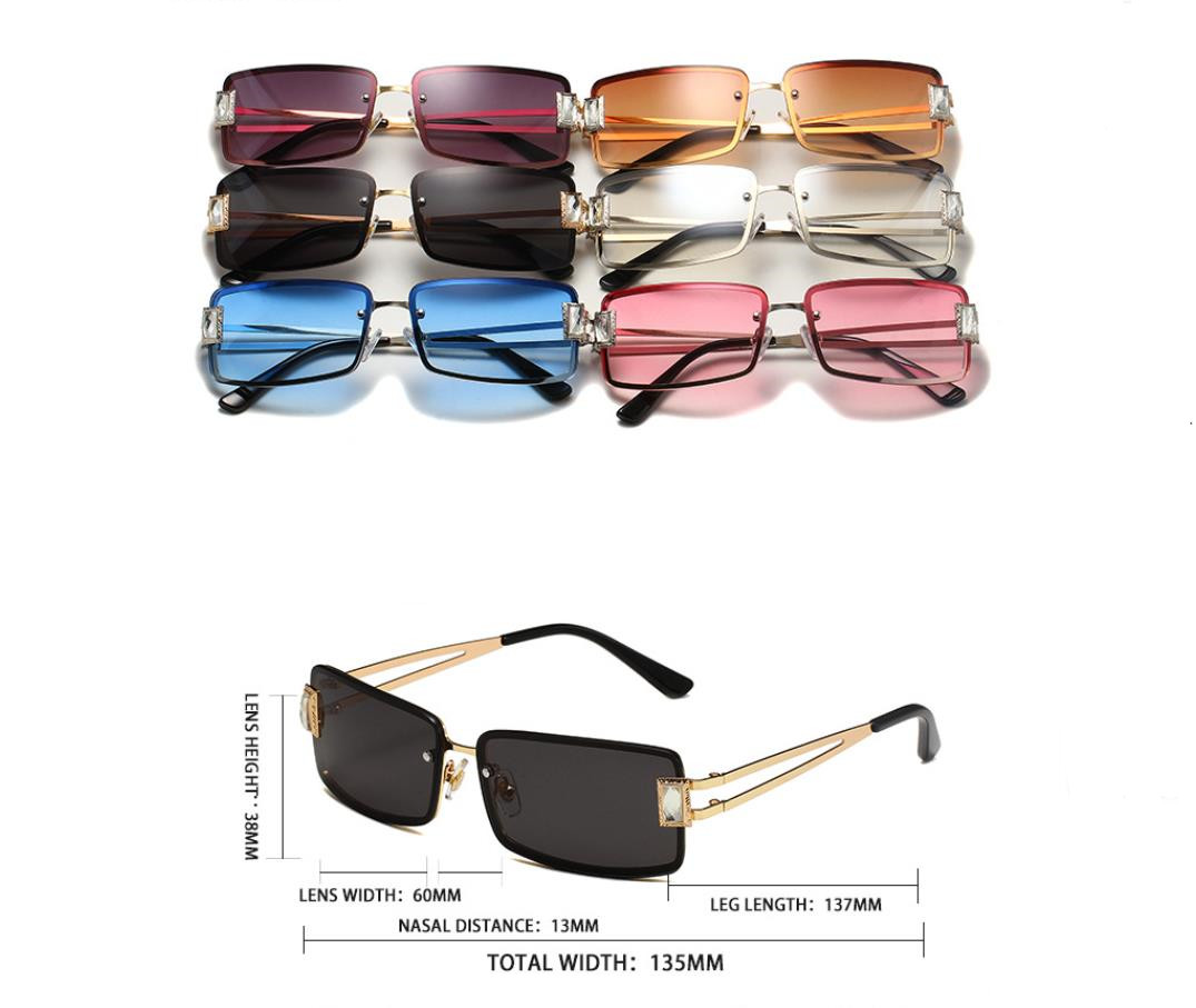 Designer Sunglasses For Women Sunglasses UV400 Protection Classic Square Sunglasses Y2K Luxury Polarized Goggle Pilot Alloy Frame Eyewear KP70