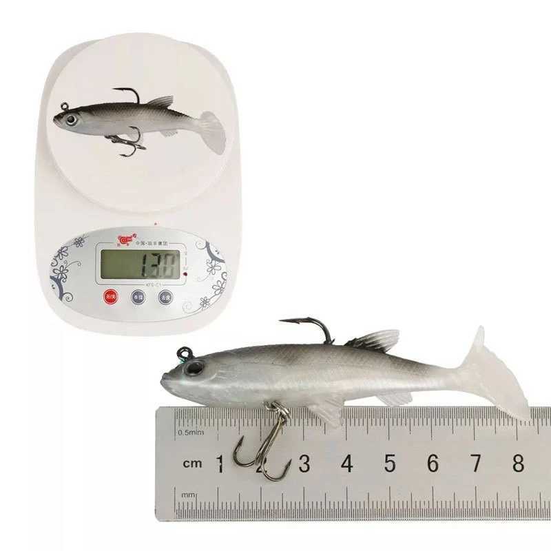 Fishing Lure Soft Lure 8cm/ 2.8in Artificial Bait Cool Fishing Hooks Z250411
