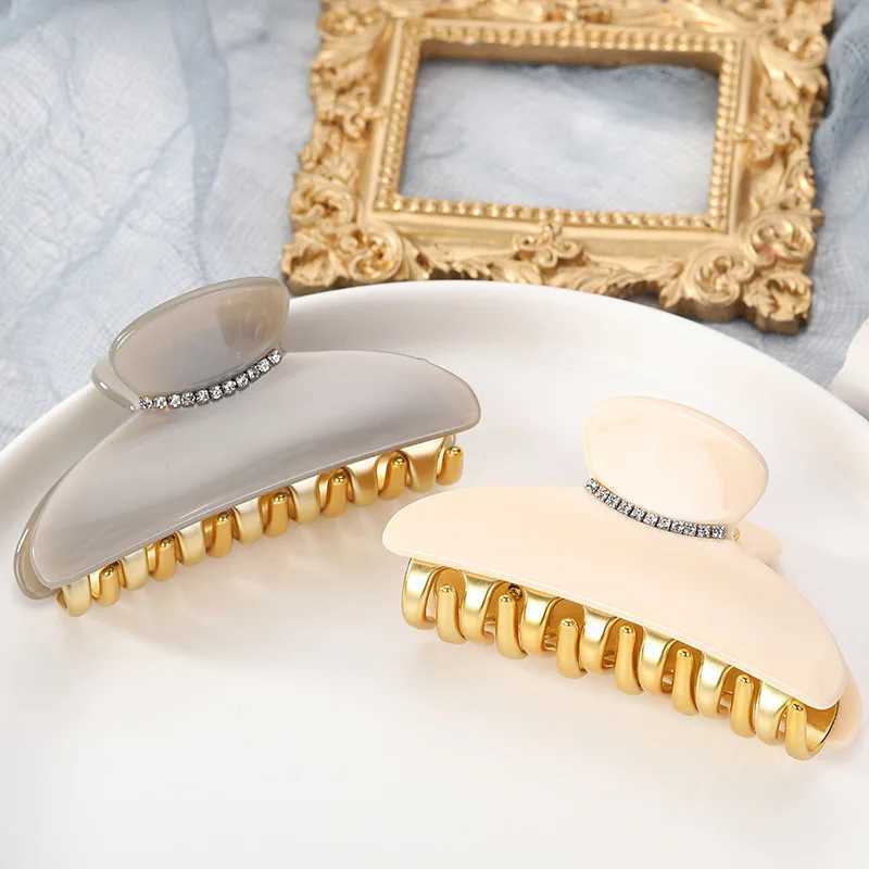 AFP Acrylic Hair Crab Claw Clip Fixed Hair Womens Hair Bath Clip Headband Fashion Hair Accessories French Hairclip Y2504012
