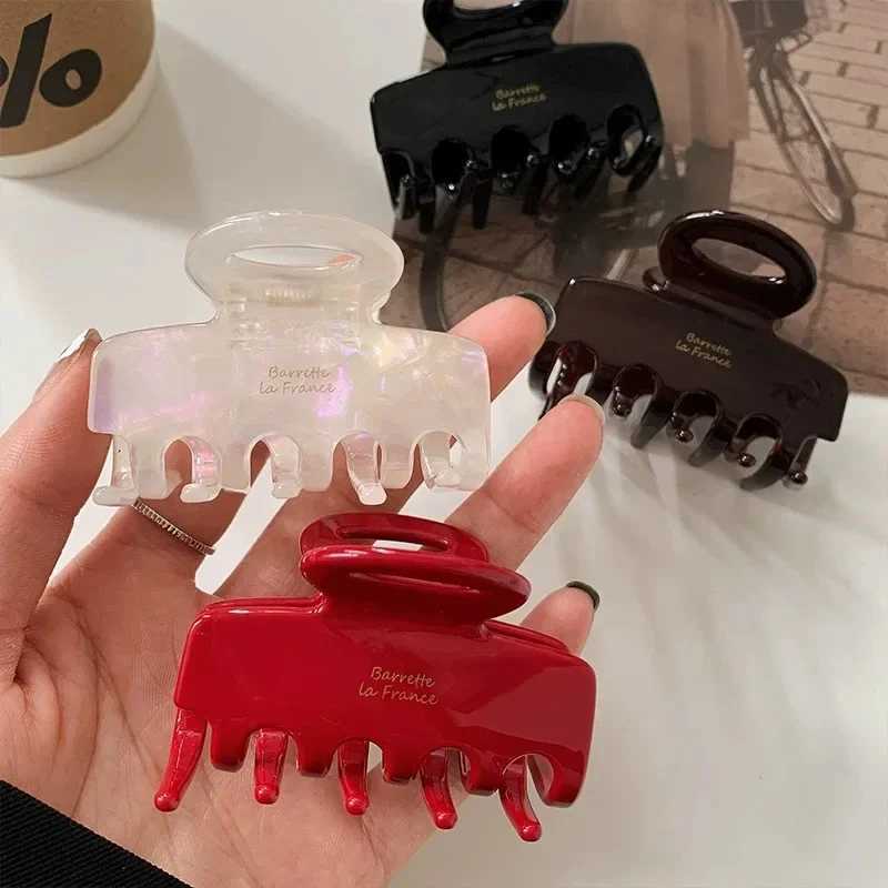 5.5cm long acetate hair clip suitable for girls sweet colored hair clip crab clip bucket fashionable headwear Y2504012