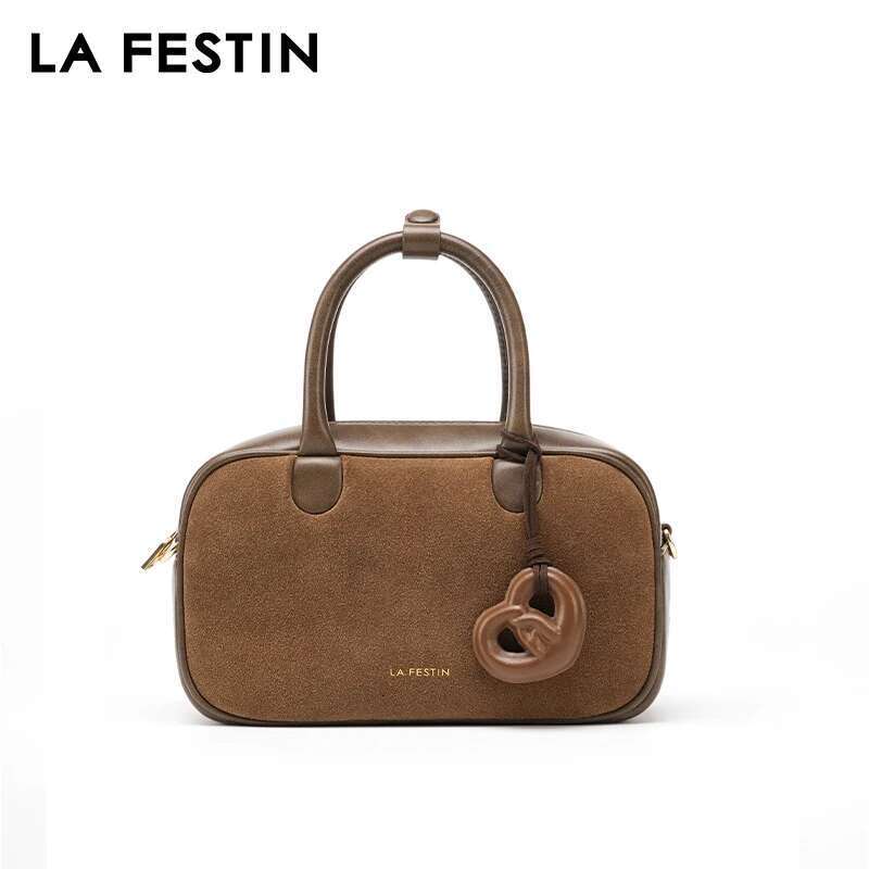 LA FESTIN Original Brand 2025 New Handbag Women Fashion Designer Shoulder Crossbody Lady Leather Classic Retro Bag