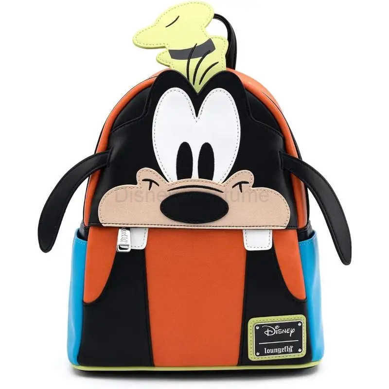 Disney New Disney Goofy Loungefly Backpack Elementary School Backpack Cartoon ChildrenS Backpack Ladies Casual Bag Girlfriend Gift X250412