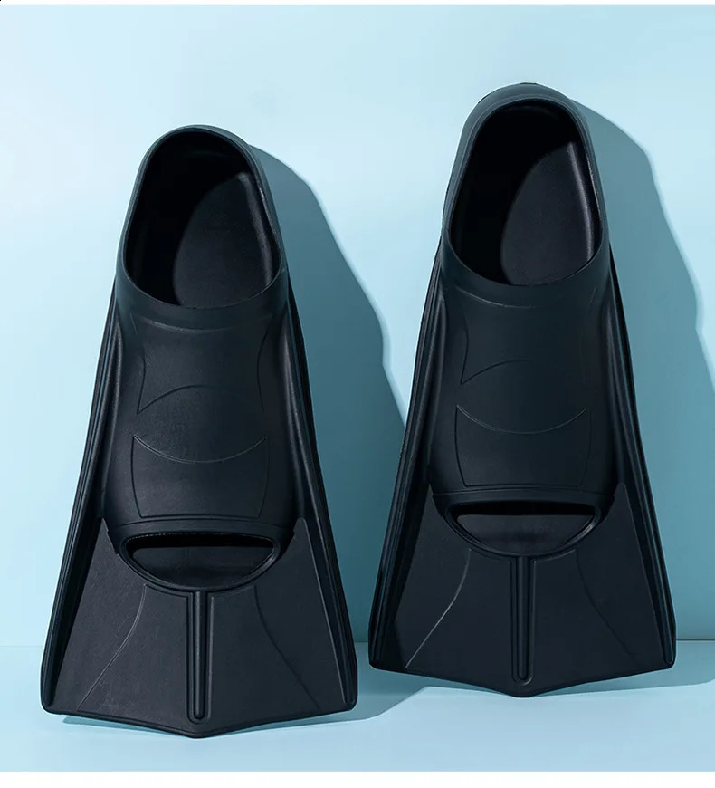Silicone Short Fins Freestyle Training Adult Butterfly Fingers Swimming Snorkeling Equipment Diving Shoes 250411