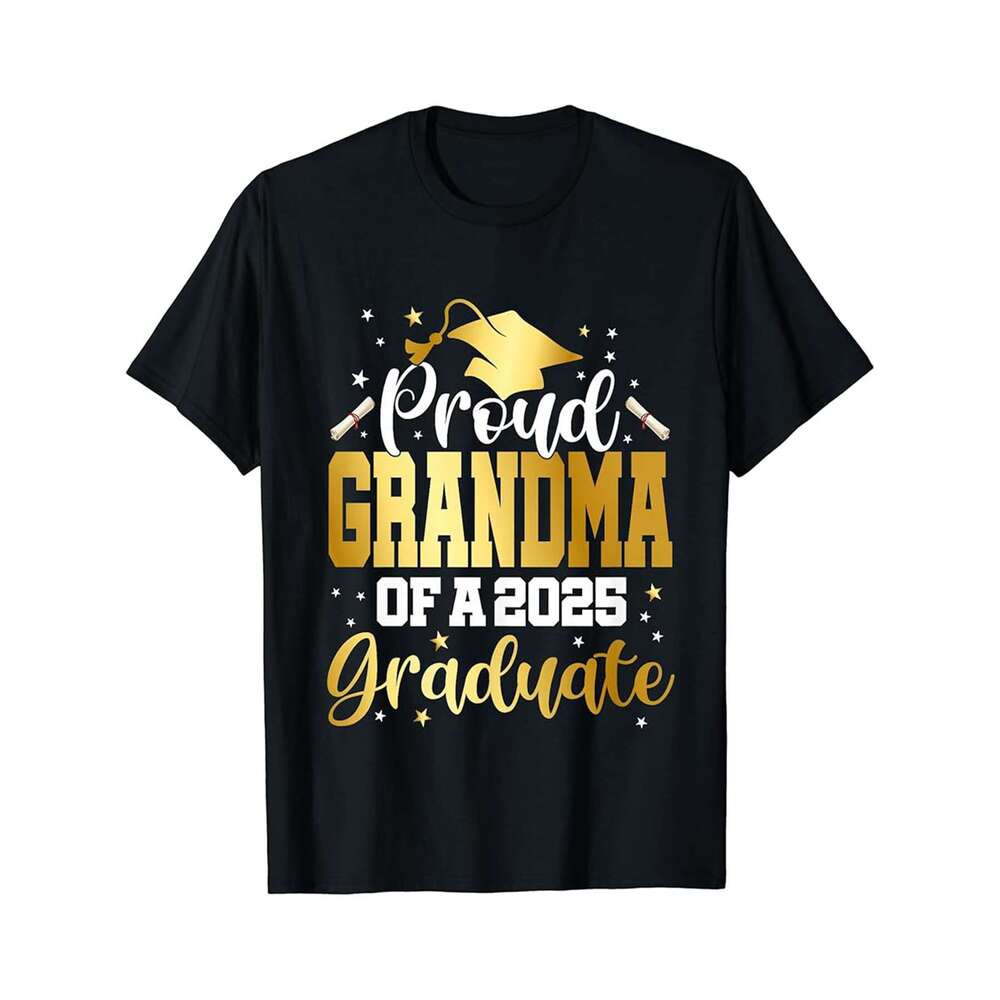 Designer T shirt Senior 2025 Proud Lil Cousin Of Graduate - 220g T shits