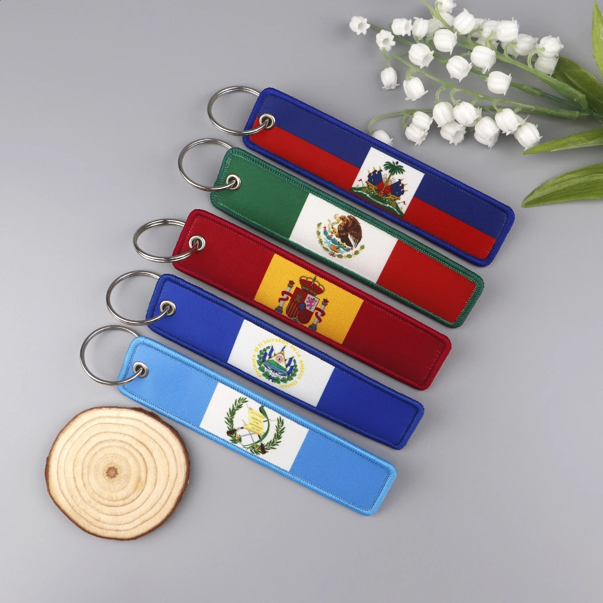 National Flag y Key Cool Person Label Car Keychain Bracket Accessories Friend Gift 1PC 250410