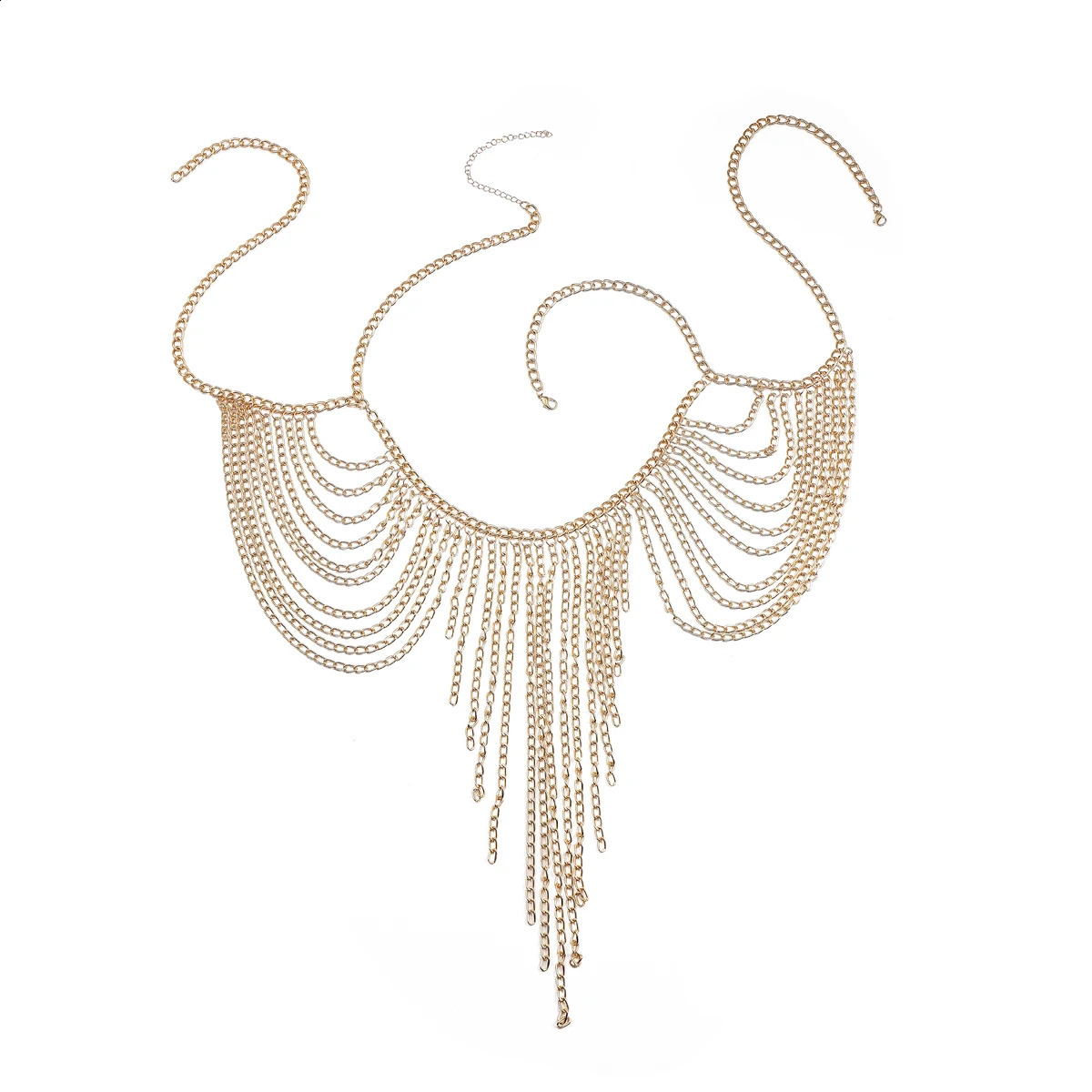Multi layer chest circumference bra chain body jewelry womens metal body chain top sexy accessories fashion jewelry 250408