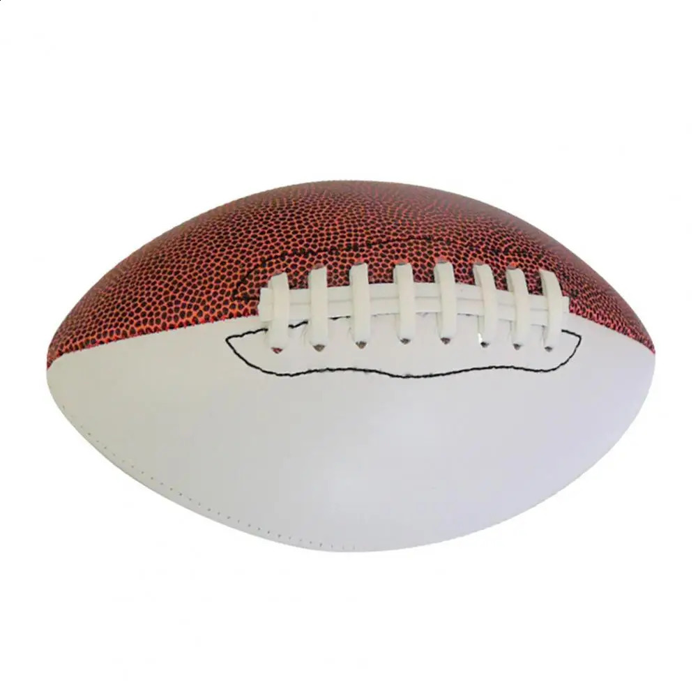 Diy Football Customized Size 9 American Football Trophy for Rugby Game Signature Football Gift with Brown White for Signatures 250410