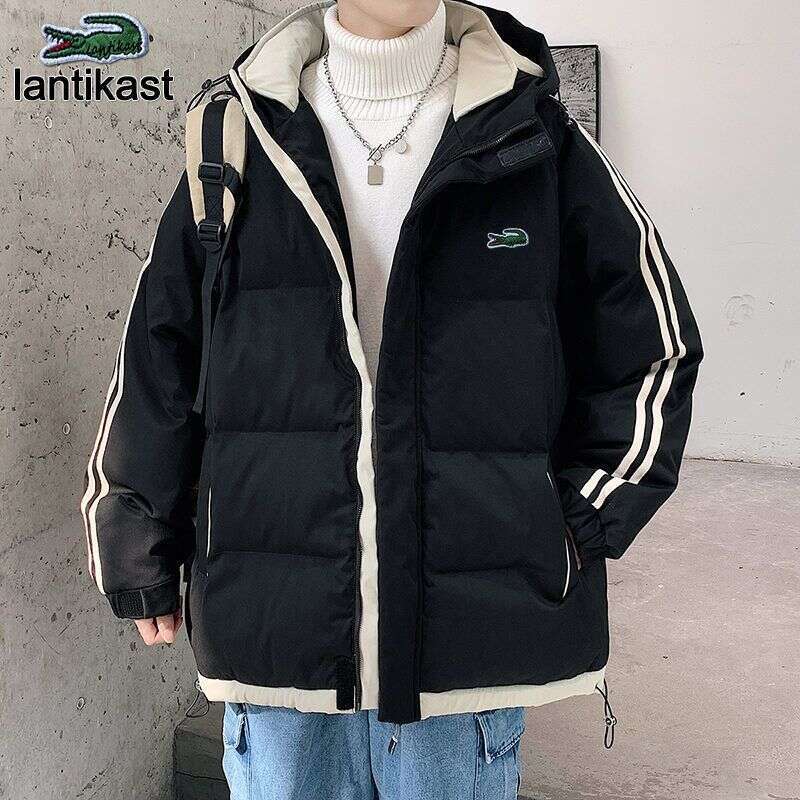 Noble Crocodile for Men 2025 New designer hoodie Cotton Coat Trendy Brand Ins Hong Kong Style Plus Size Thickened Autumn Winter Jacket