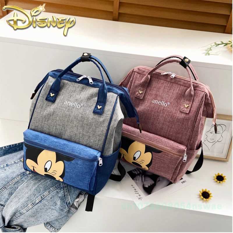 Disney Mickeys new dial bag backpack cartoon baby bag multifunctional large capacity baby dial bag fashion trendXJ250412
