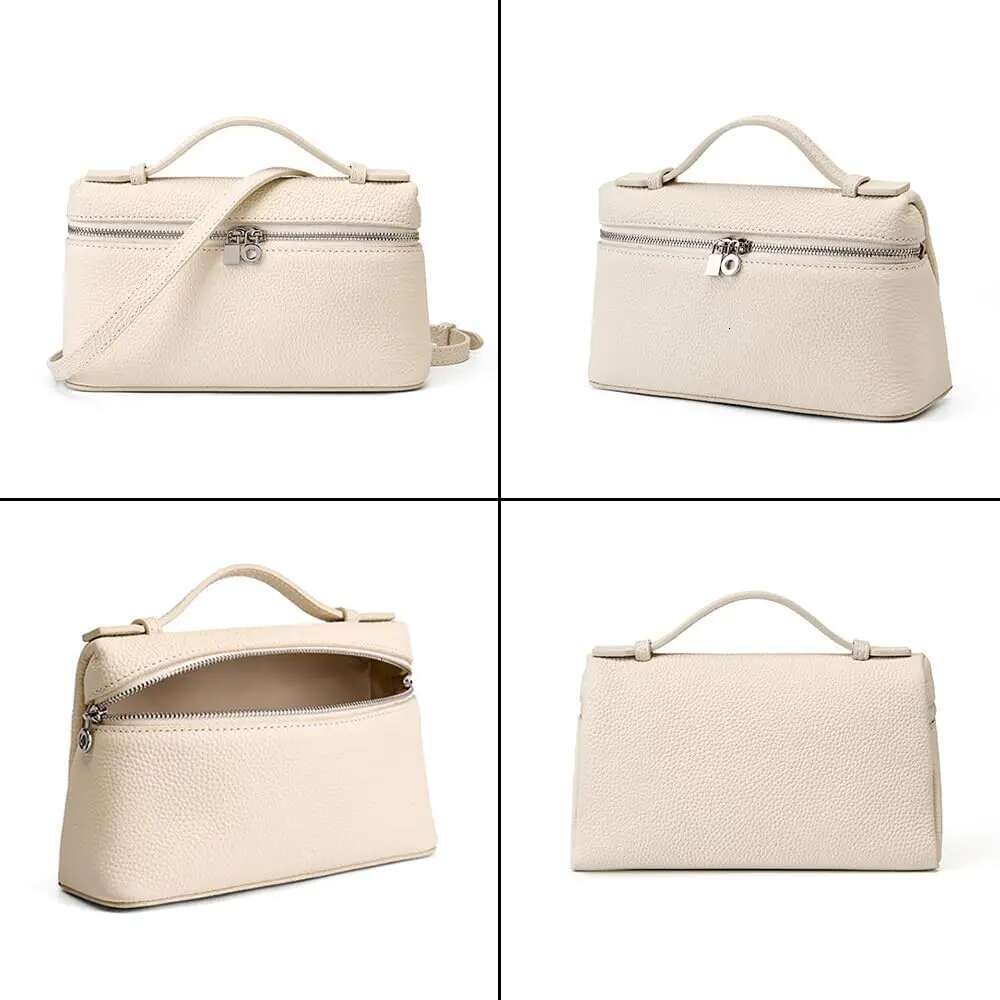 Cowhide Crossbody For Women High Quality Small Top-Handle Pouch Designer Fashion Bag Detachable Shoulder Strap