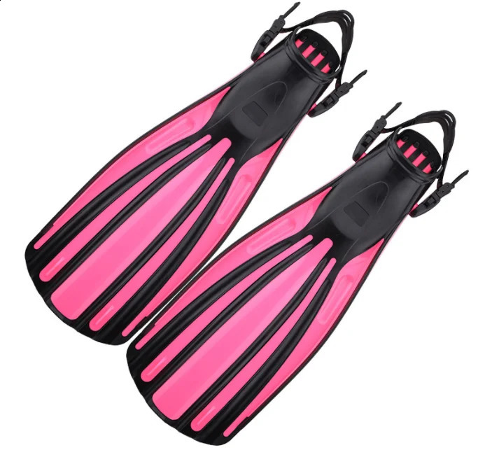 Diving adjustable open heel diving shoes deep diving lungs long fins mid-length fins marine diving fins 250411