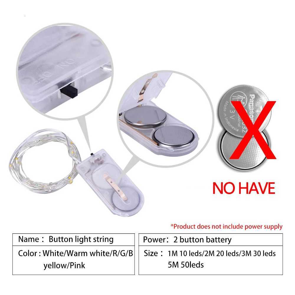 Fairy Lights Copper Wire LED String Lights Christmas Garland Indoor Bedroom Home Wedding New Year Decoration USB Battery Powered M251113