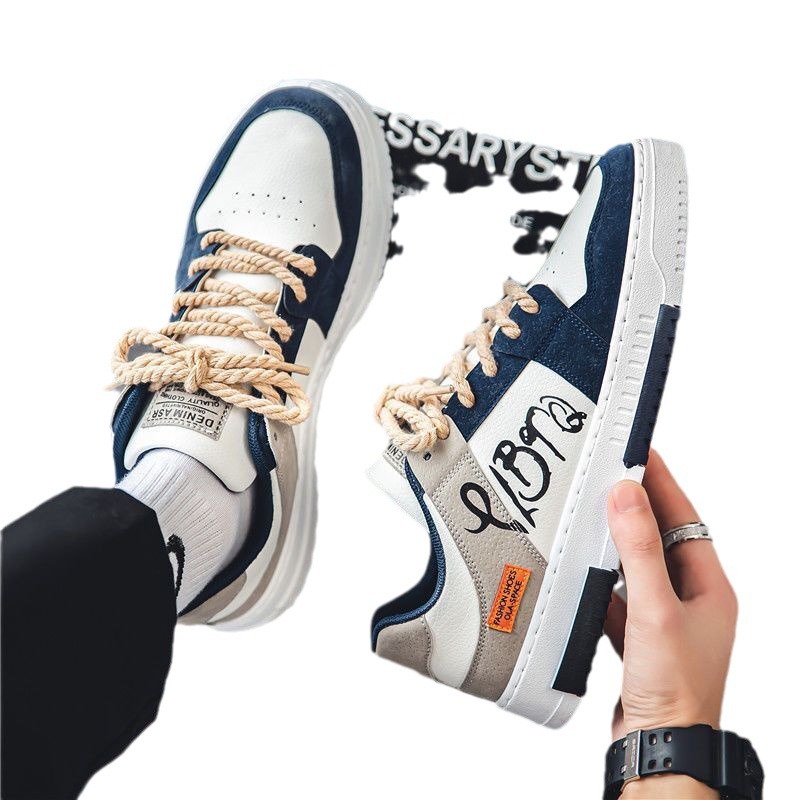 Free shipping casual shoes men's sports shoes trendy fashion flat shoes comfortable outdoor daily