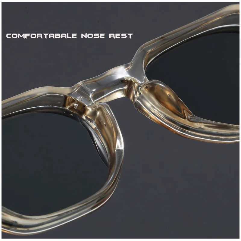 2024 Trending Product Outdoor SunGlasses For Men and Women Sunscreen Sturdy Metal inlay Thick Sun Glasses UV400 VintageC250412