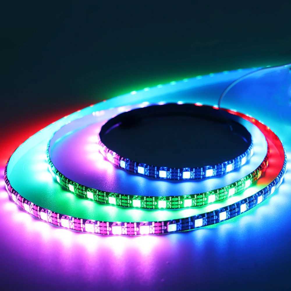 WS2811 WS2812B WS2813 WS2815 5050RGBIC Smart LED Strip Lights Individually Addressable IC 30/60/144Pixels/Leds/m Light DC5V/12V W251112