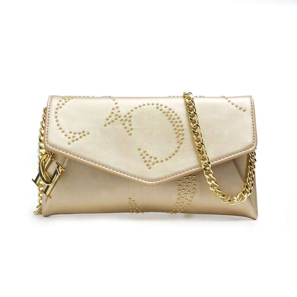 CHHC Popular Chain Lock Crossbody Long Simple Mobile Wallet Women's Single Shoulder Small Square Bag