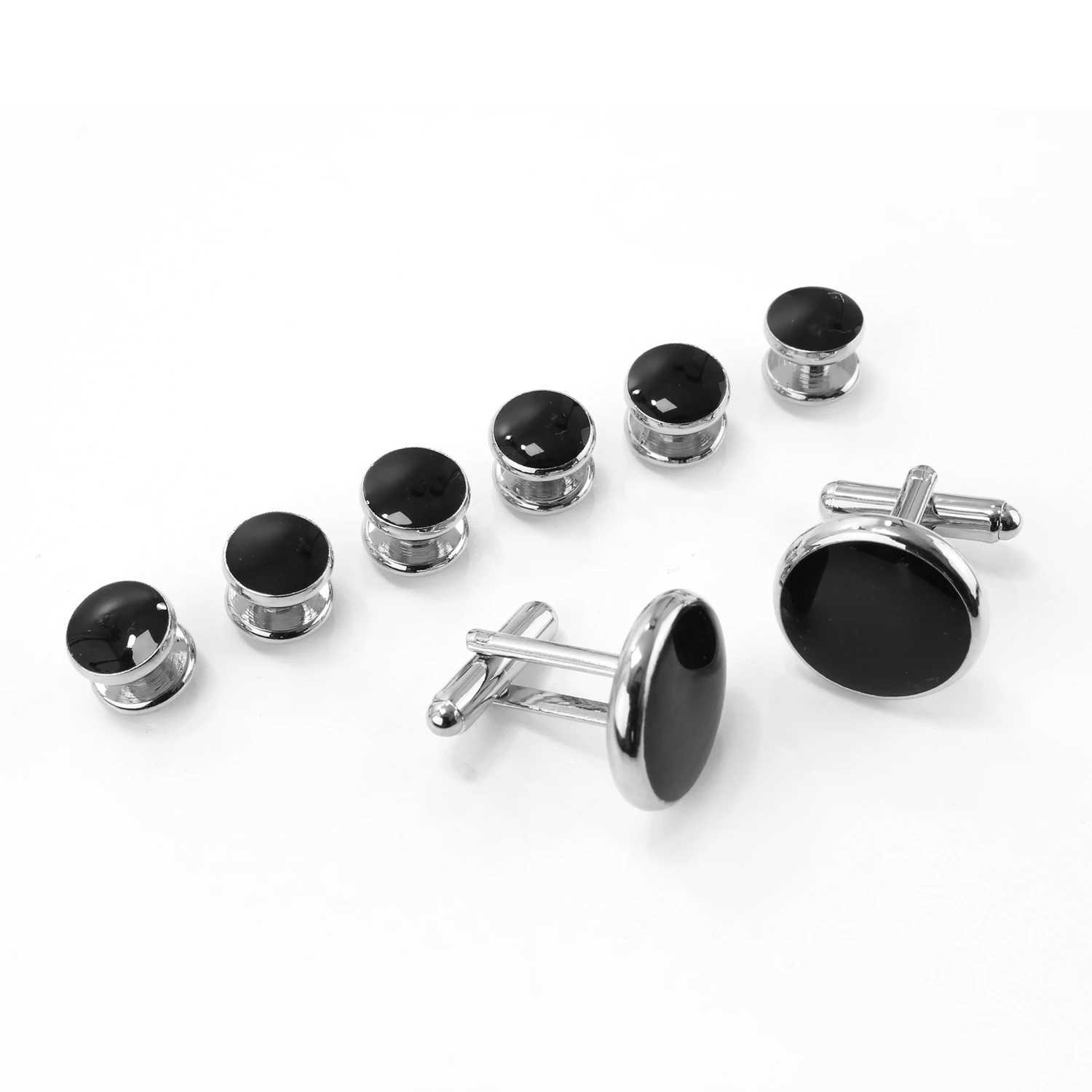 UJOY mens cufflink stud set used for tailcoats minimalist wedding gifts mens shirt cufflinks mens father husband giftsT250412
