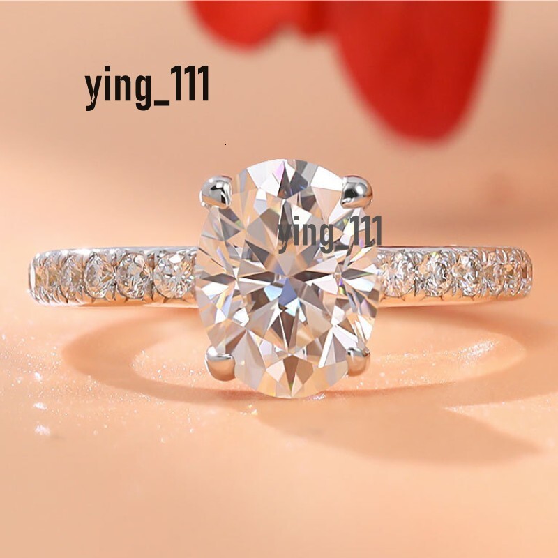 2024 Vintage Lab Moissanite Diamond Finger Ring 925 Sterling Silver Party Wedding Luxury Rings for Women Men Promise Engagement Jewelry Gift Size 6-11