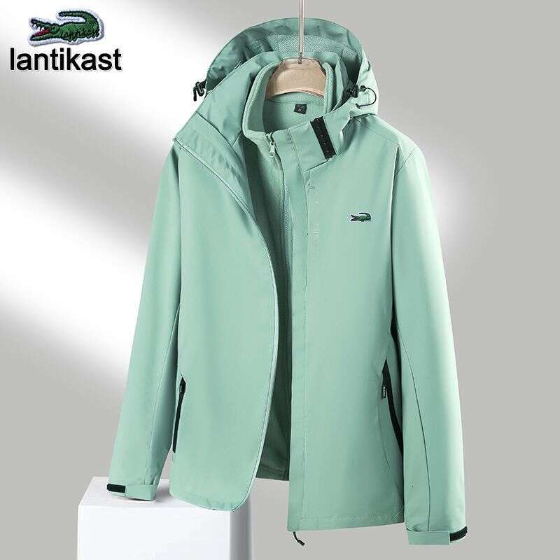 Noble Crocodile Fleece-Lined Thickened Outdoor Hiking Jacket for designer handbag Men Women, Windproof and Waterproof 3-in-1 Winter Coat