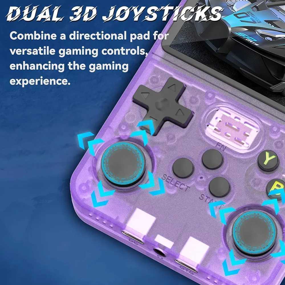 R36S Classic Retro Game Console with ARKOS System Video Games Single Card Portable Hand-held Gaming Console Kids Gift 35 Inch H251113