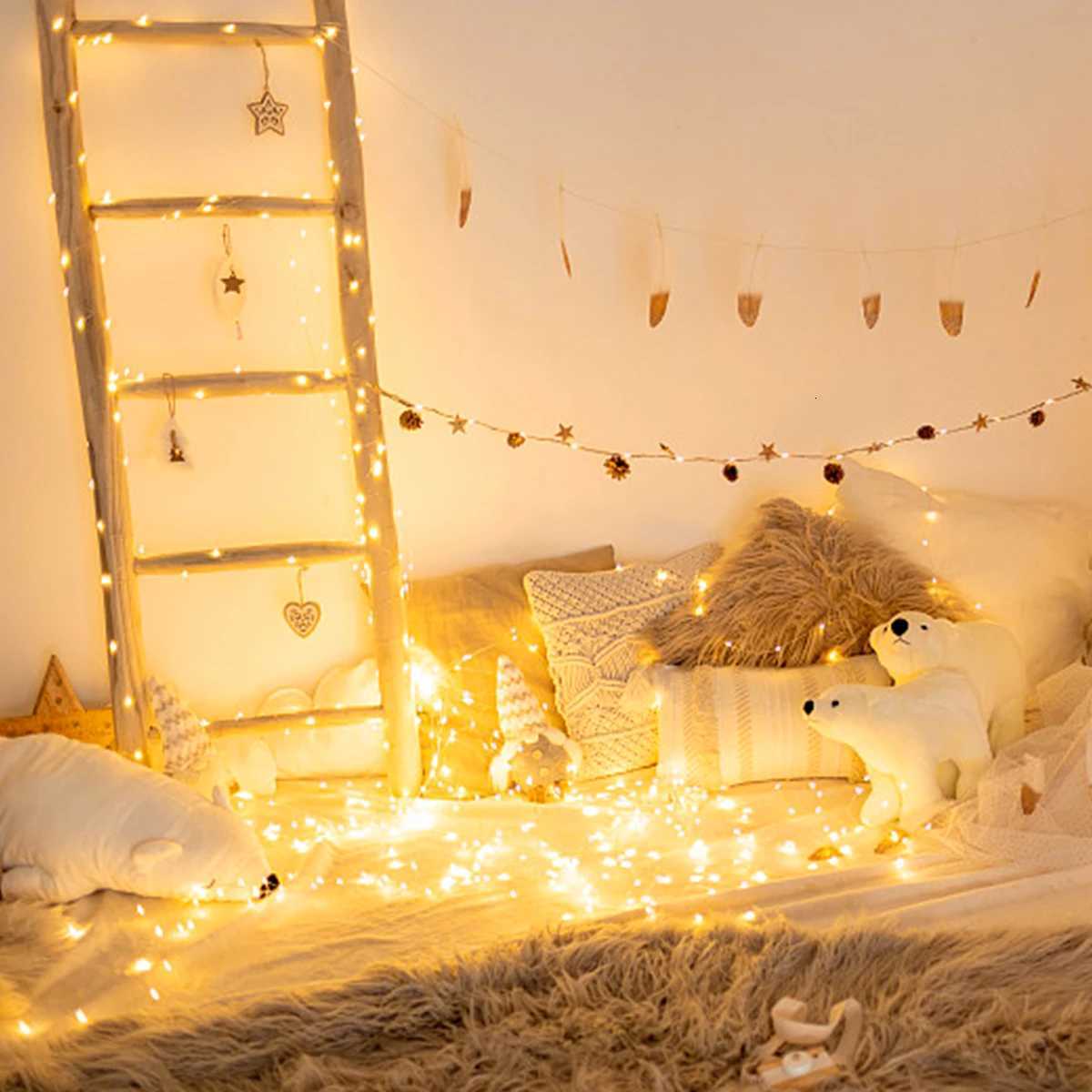 10M-100M LED String Fairy Light 220V EU Power Supply Waterproof Outdoor Garden Garland Holiday Wedding Christmas Decoration Lamp M251113