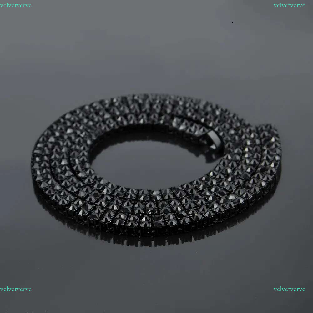 New Gold Bg Dia Tennis Chain Mens Necklace Full Ice Personalized Hip Hop Iced Out Long Choker Chains Rapper Jewelry Gifts for Boys